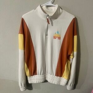 Disneyland "Living My Best‎ Disney Life" 1/4 ZIP Quarter Zip Pullover Sweatshirt